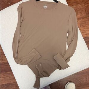 Women's Tan Bodysuit